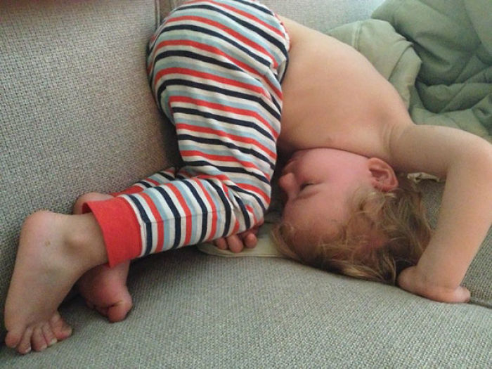 Napping In The Middle Of A Flip Over