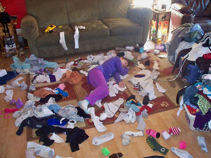 Napping In The Socks Paradise
