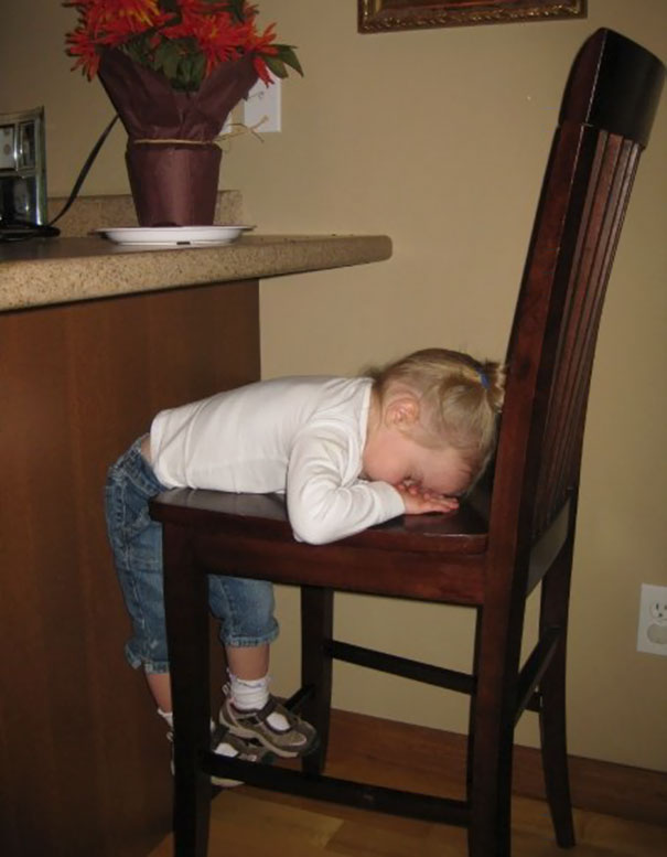 Napping On A Chair