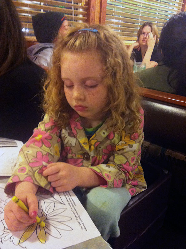 Napping While Coloring