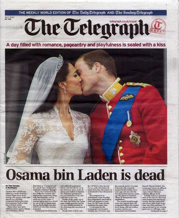 The Telegraph Kisses Bin Laden Goodbye