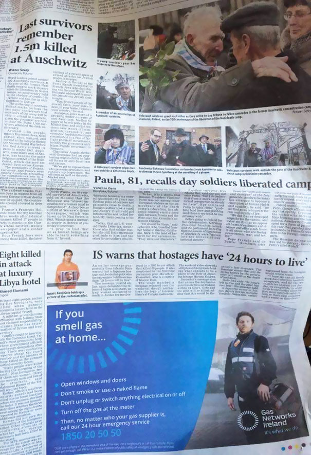 Ad Placement Fail In The Irish Times