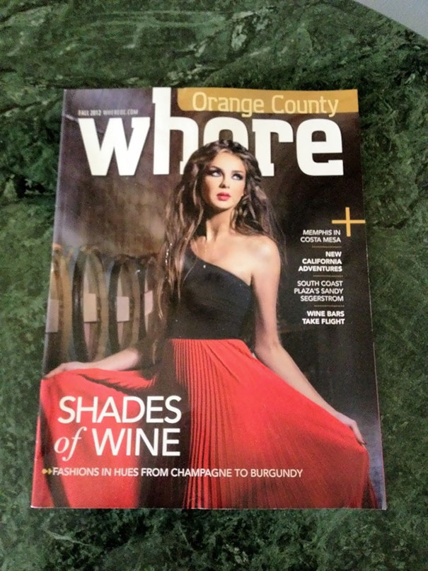 If You Edit A Magazine Called 'Where', You Really Ought To Be More Careful With Your Layout