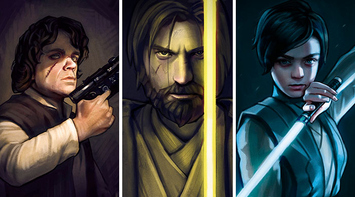 I Drew ‘Game Of Thrones’ Characters In The Star Wars Universe