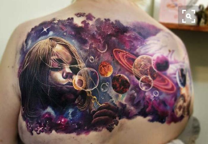 Galaxy, Space Tattoo ????