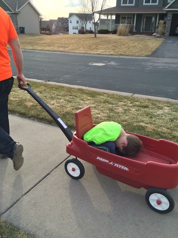 Asleep In The Wagon