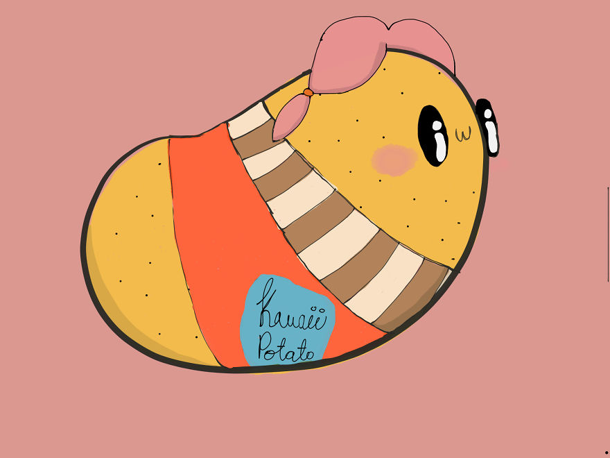 I Draw Cute Characters As A Hobby