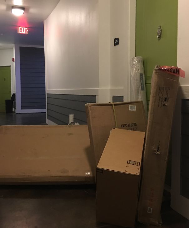 Question: How Do I Get Into My Apartment? (Every Box Heavy As Hell. I'm A 5'5" Female)