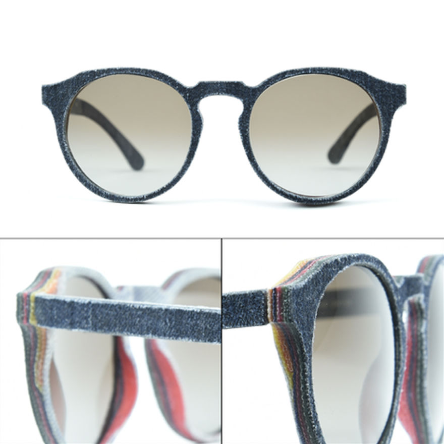 Artists Make Sunglasses From Old Jeans