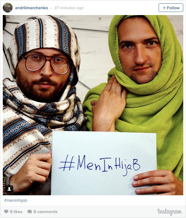 Iranian Men Wear Hijab To Fight For Women’s Rights In Iran