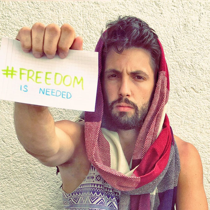 Iranian Men Wear Hijab To Fight For Women’s Rights In Iran