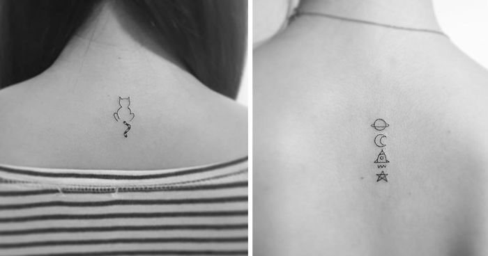 102 Minimalist Tattoos By A Korean Artist | Bored Panda