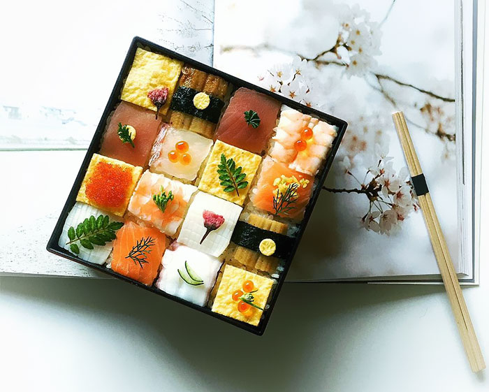 ‘Mosaic Sushi’ Trend From Japan Turns Lunch Into Edible Works Of Art