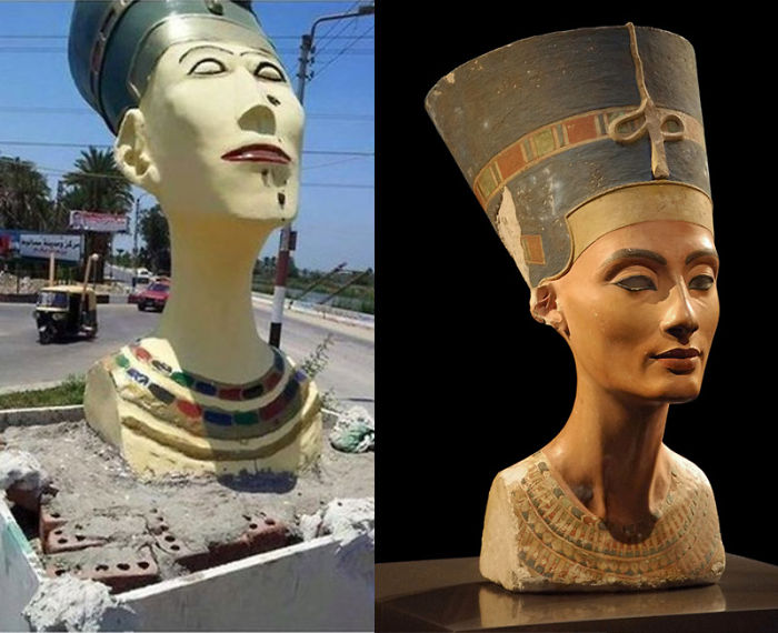 The Modern Egyptian Man Attempt To Recreate The Beauty Of Nefertiti