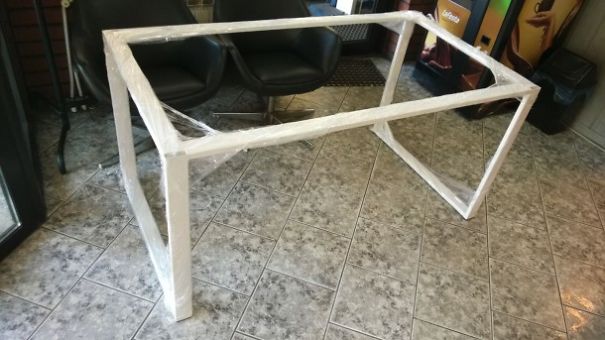 I Made A Modern Industrial Table