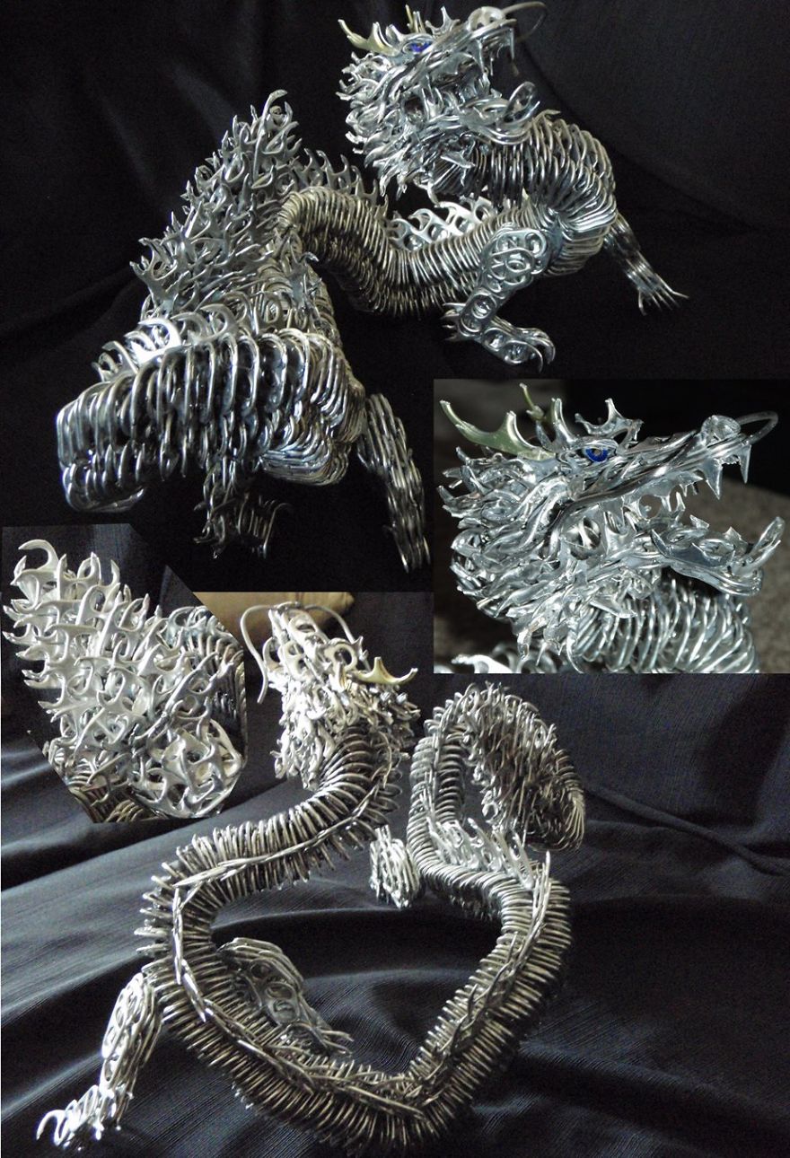 5 Pieces Of Art Made From Recycled Aluminium Cans