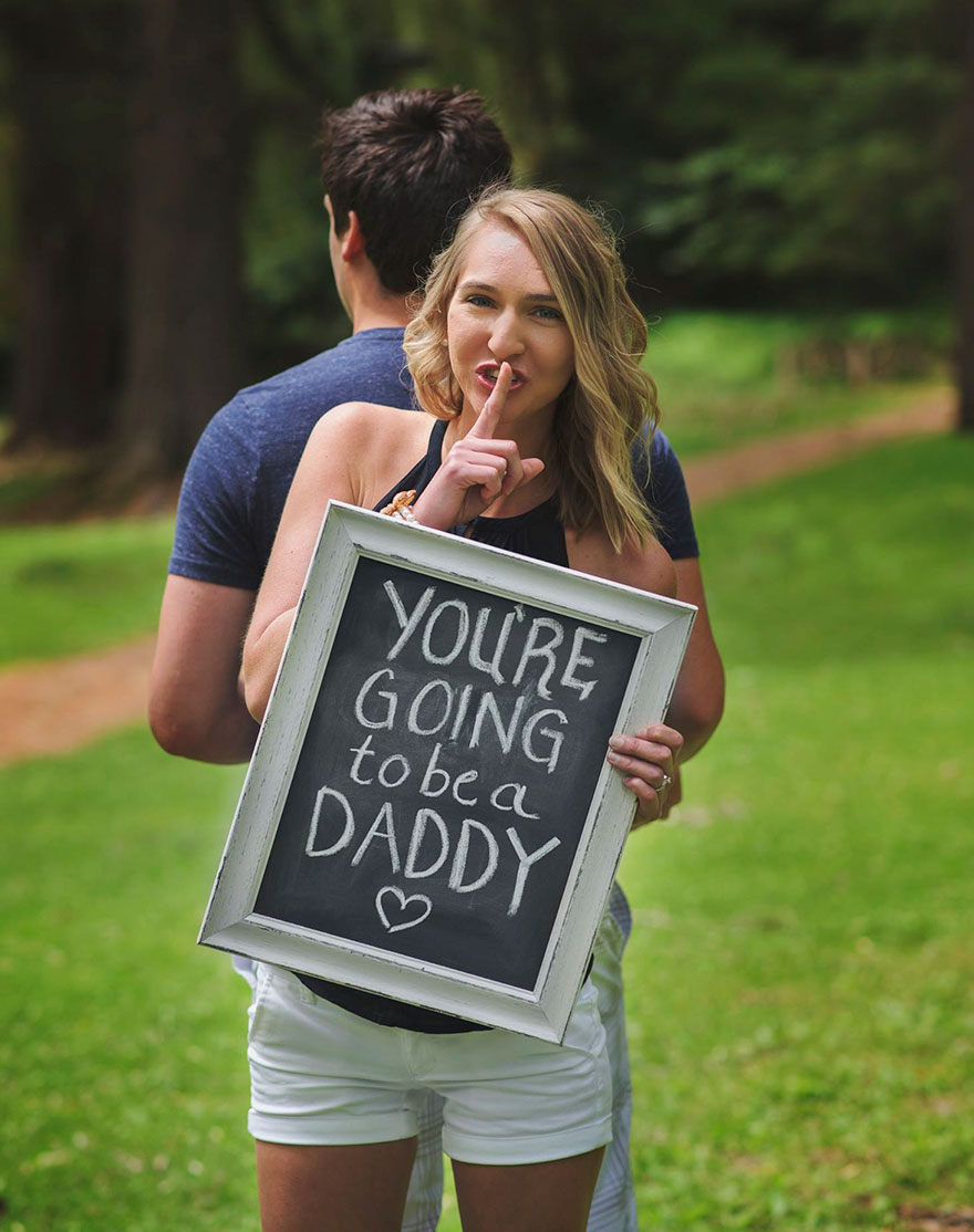 Wife Surprises Her Unsuspecting Husband With Pregnancy News During Staged Photoshoot