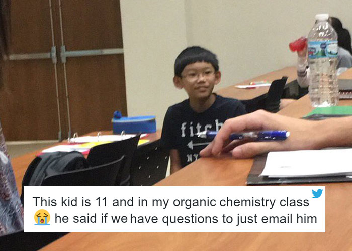 People Are Going Crazy About This 11-Year-Old In College Class
