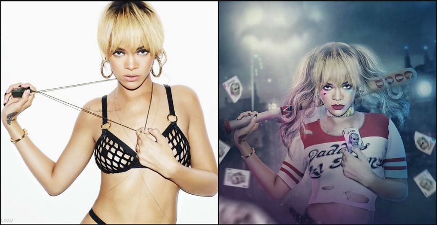 Artist Inspired By Images Of Rihanna