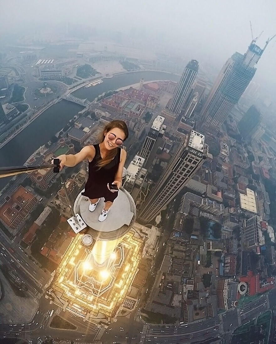 Russian girl selfie