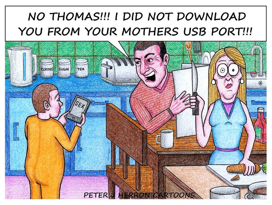 15 Cartoons That Reassure You That Your Family Are Just As Batshit Crazy As The Rest Of Ours