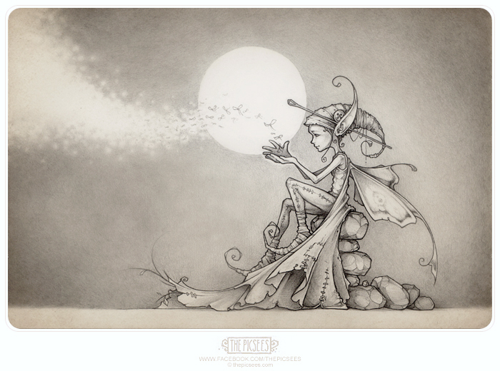 This A Drawing We Made Of A Wee Firefly Faerie... This A Drawing We Made Of A Wee Firefly Faerie...