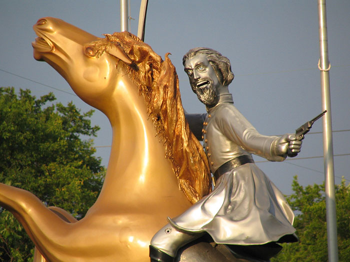 Nathan Bedford Forrest Statue, Nashville, Tennessee. Nashville HATES This Dumb Statue