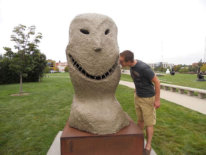 Des Moines, Iowa. The Sculpture Park Has A Lot Of Interesting Sculptures