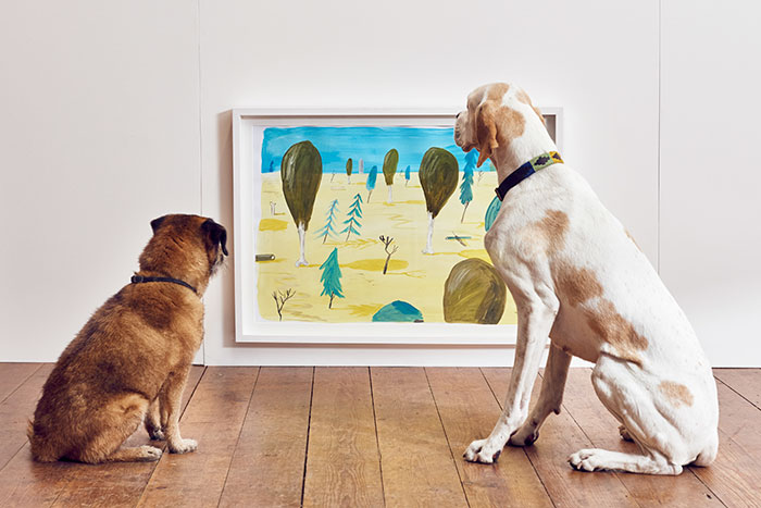 World's First Art Exhibition For Dogs