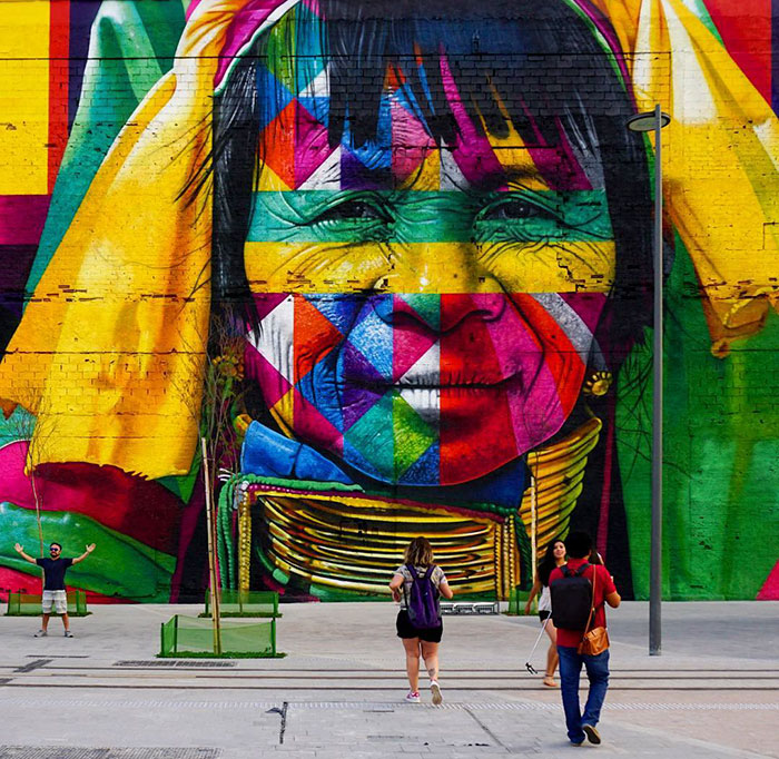 Brazilian Graffiti Artist Creates World’s Largest Street Mural For The Rio Olympics