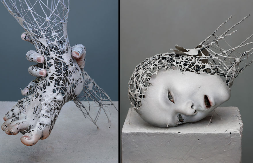 Surreal And Realistic Physical Fragment Sculptures