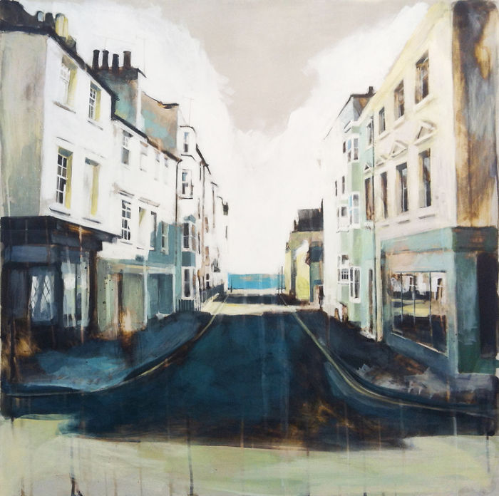 Soothing Architectural Acrylic Paintings