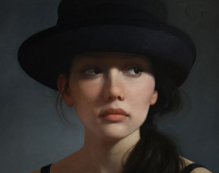 Lost In Thought, Realistic Oil Paintings Lost In Thought, Realistic Oil Paintings