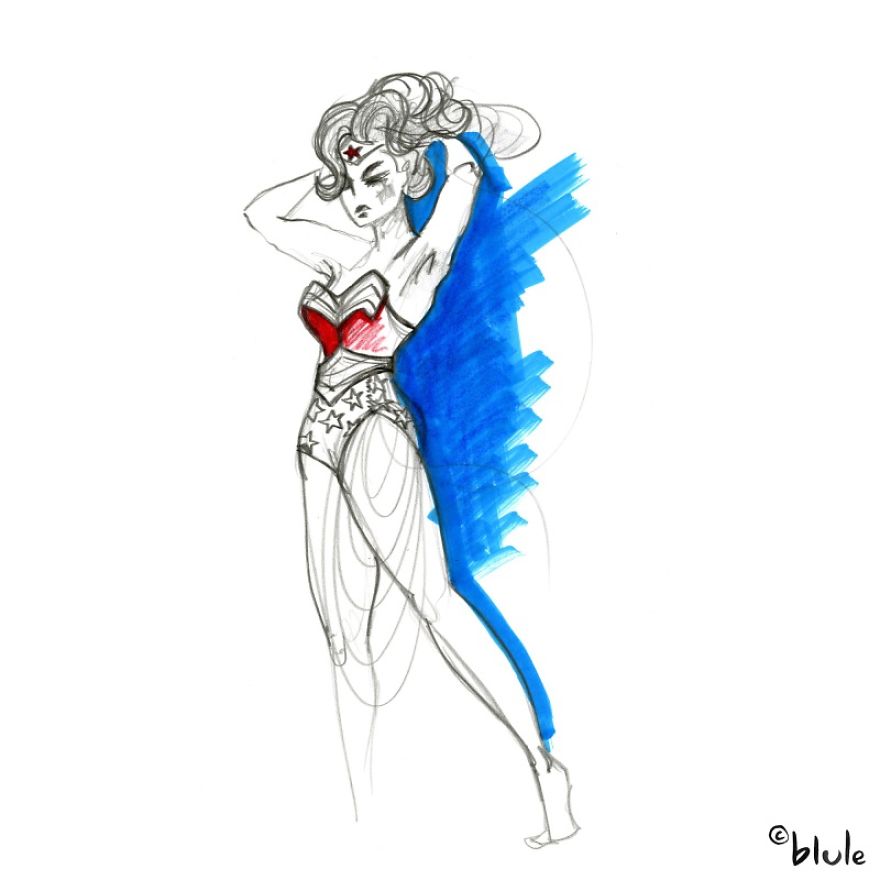 My Obsession With Wonder Woman In 20 Illustrations