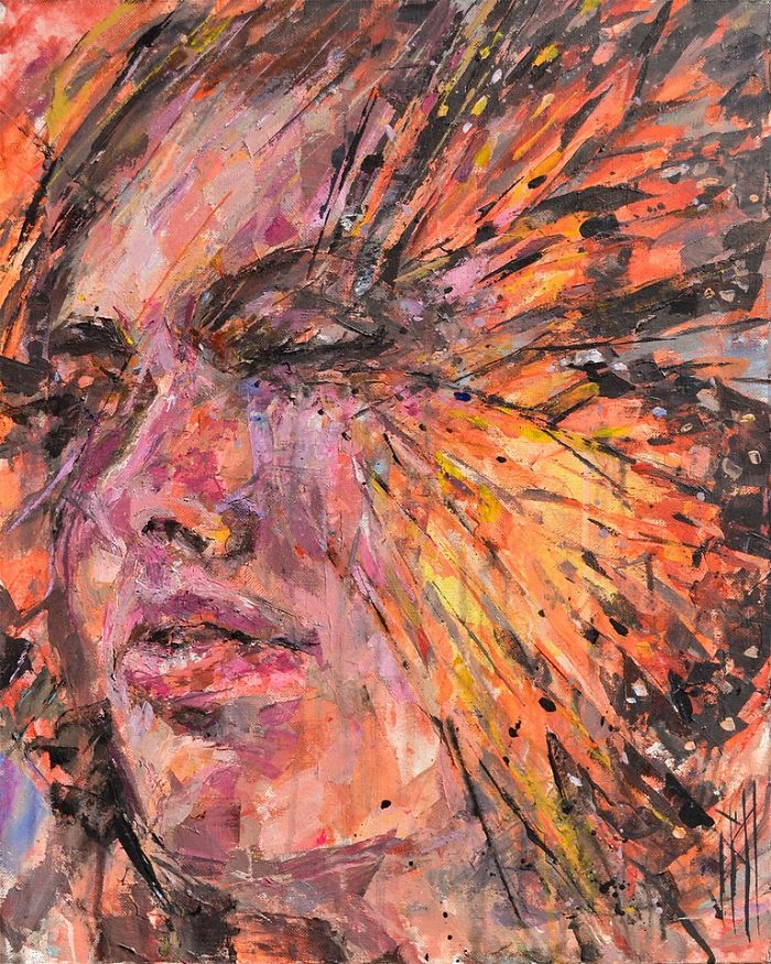 Layers Of Hidden Acrylic, In Portrait Paintings Layers Of Hidden Acrylic, In Portrait Paintings