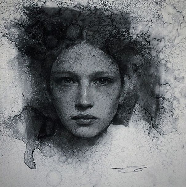 Portrait Drawings Of Charcoal Studies