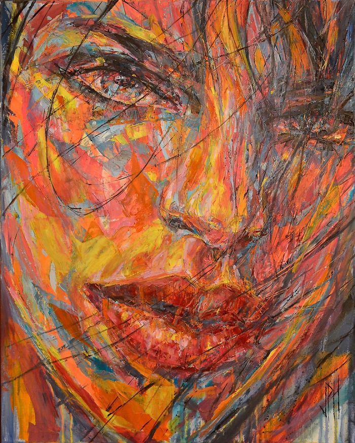 Layers Of Hidden Acrylic, In Portrait Paintings Layers Of Hidden Acrylic, In Portrait Paintings