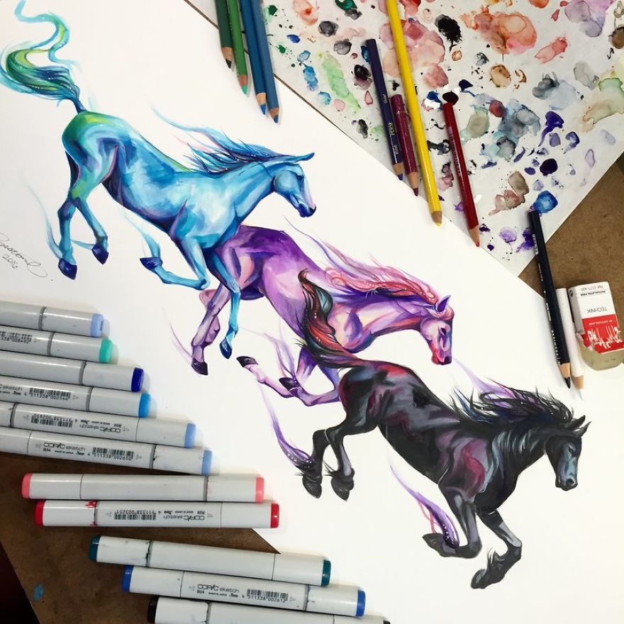 Colourful Drawings And Illustrations Colourful Drawings And Illustrations