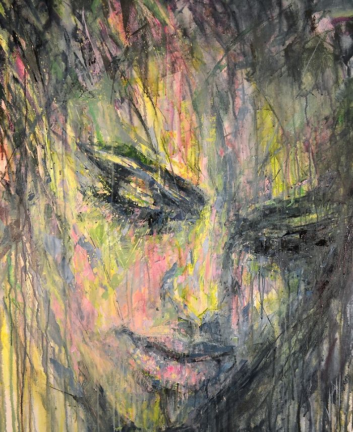 Layers Of Hidden Acrylic, In Portrait Paintings Layers Of Hidden Acrylic, In Portrait Paintings