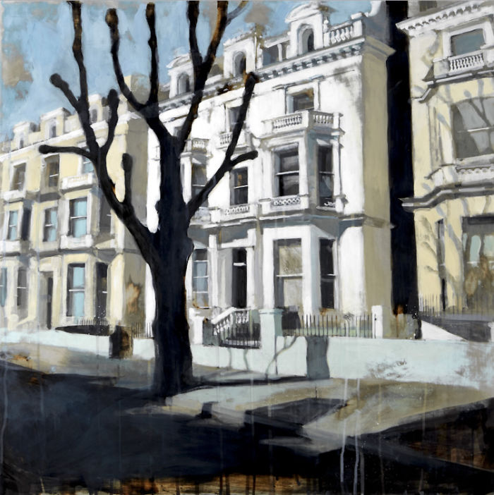 Soothing Architectural Acrylic Paintings