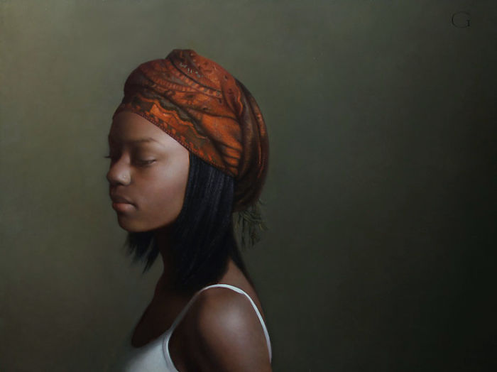 Lost In Thought, Realistic Oil Paintings Lost In Thought, Realistic Oil Paintings