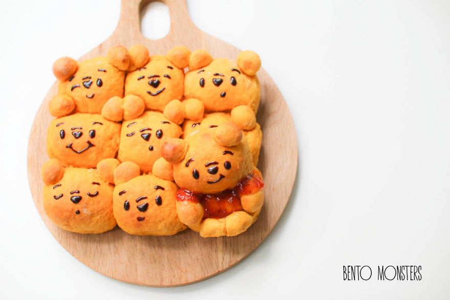 Kyaraben Bento Monsters Themed Lunch Food Art