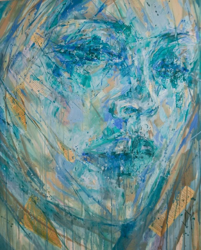 Layers Of Hidden Acrylic, In Portrait Paintings Layers Of Hidden Acrylic, In Portrait Paintings