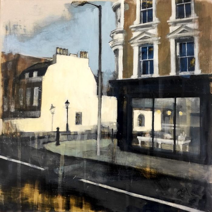 Soothing Architectural Acrylic Paintings