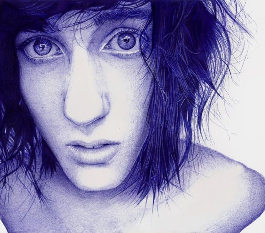 Realistic And Detailed, Bic Ballpoint Pen Drawings Realistic And Detailed, Bic Ballpoint Pen Drawings