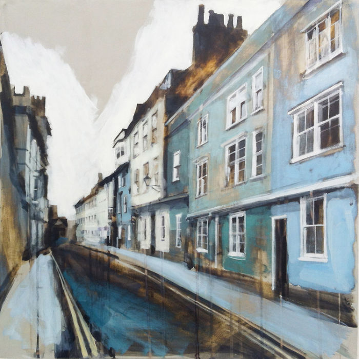 Soothing Architectural Acrylic Paintings