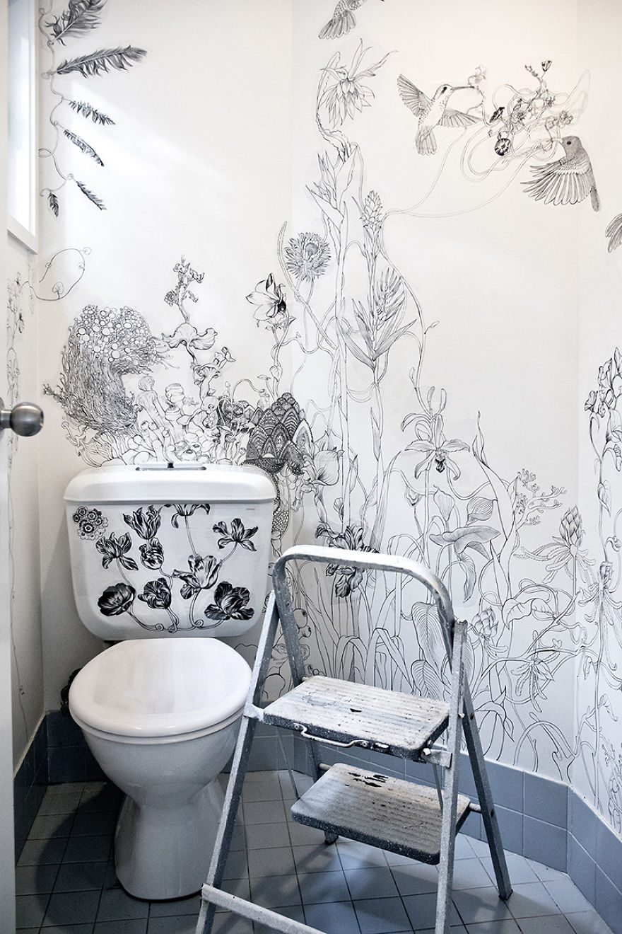 How I Turned My Boring Toilet Into A Magical Place