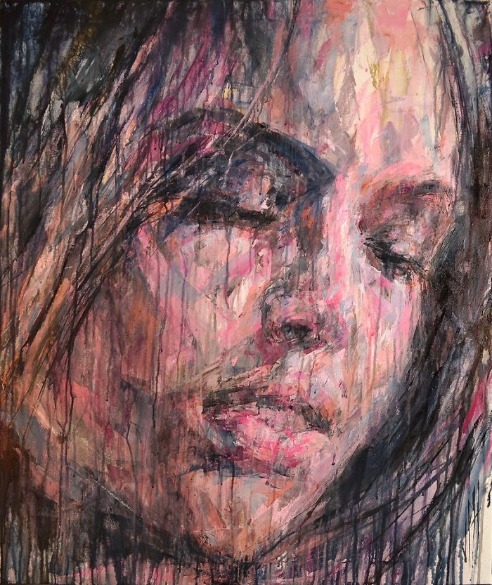 Layers Of Hidden Acrylic, In Portrait Paintings Layers Of Hidden Acrylic, In Portrait Paintings