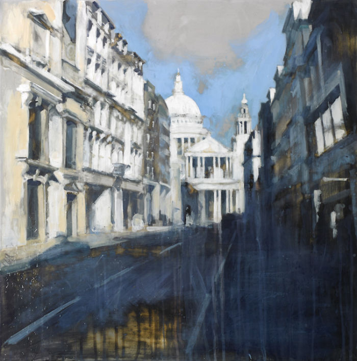 Soothing Architectural Acrylic Paintings