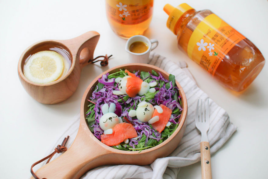 Kyaraben Bento Monsters Themed Lunch Food Art